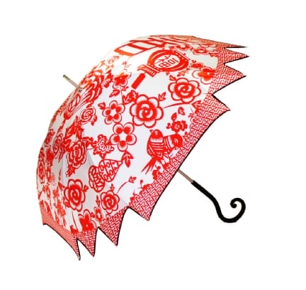 【生活用品】雨傘詩人Poet of Umbrella-設計一把專屬自己的雨傘 客製化雨傘.手工楓葉傘.送禮/自用首選 - 第5張圖 春如福臨楓葉傘