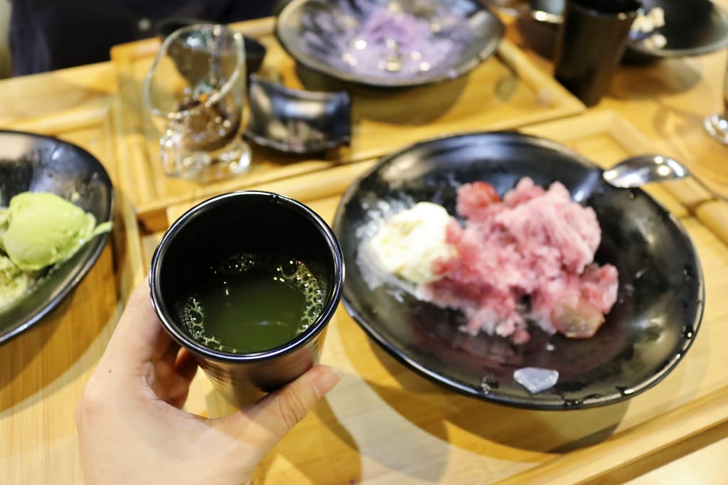 日本｜沖繩 アイスオアシス ICE Oasis 國際通必吃甜點推薦．沖繩限定紅芋雪綿冰
