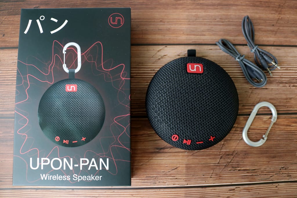 開箱｜UPON PAN 奈米防水藍芽音響喇叭 泡溫泉也能享受音樂