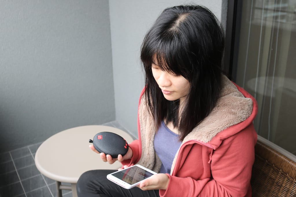 開箱｜UPON PAN 奈米防水藍芽音響喇叭 泡溫泉也能享受音樂