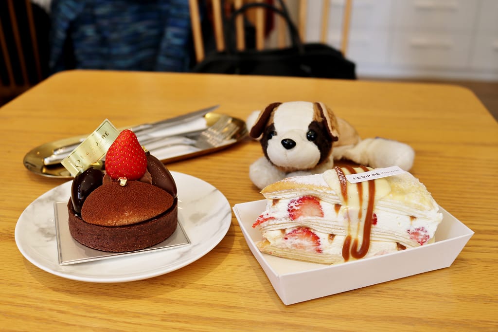 台南｜蘇格蕾法式甜點 Le Sucré Pâtisserie 期間限定草莓千層．新品可可先生