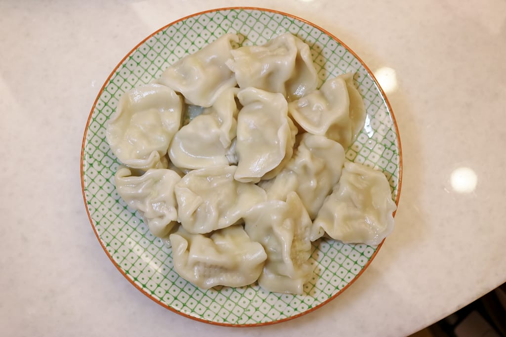 宅配｜果貿吳媽家餃子 豪華海鮮喜氣組 餡料飽滿的干貝蝦仁水餃