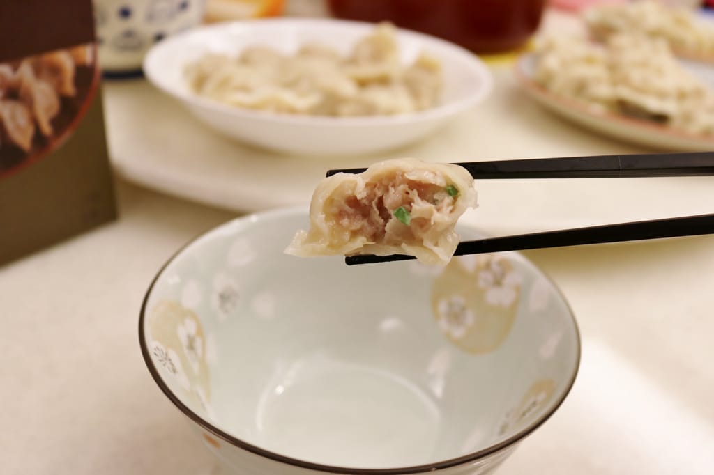 宅配｜果貿吳媽家餃子 豪華海鮮喜氣組 餡料飽滿的干貝蝦仁水餃