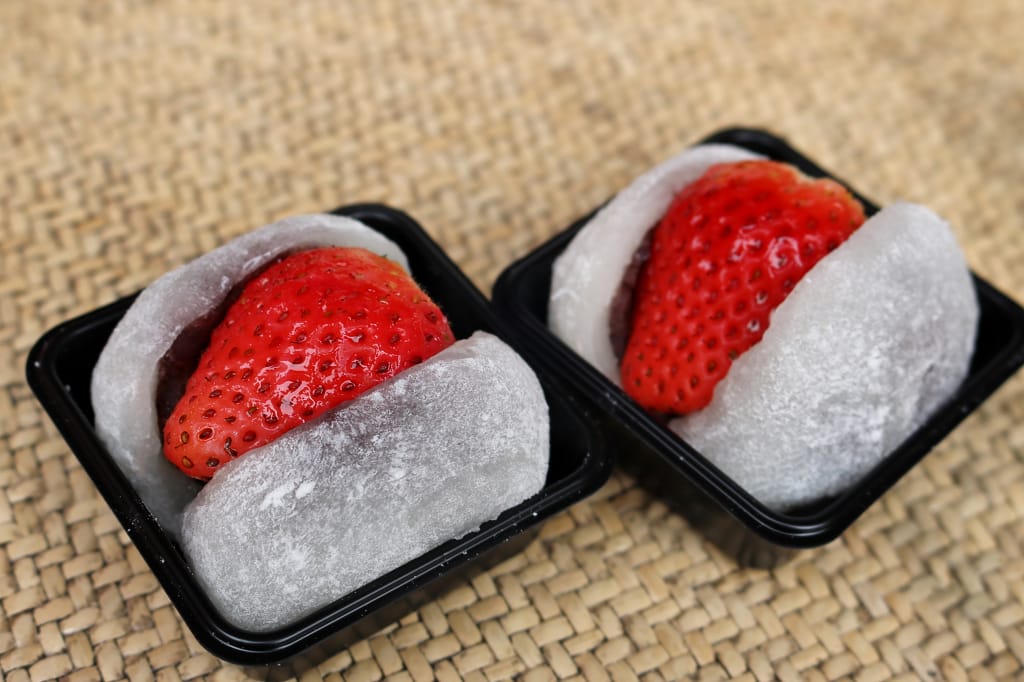 台北｜滋養豆餡舖 季節限定草莓大福 迪化街六十年老字號日式和菓子