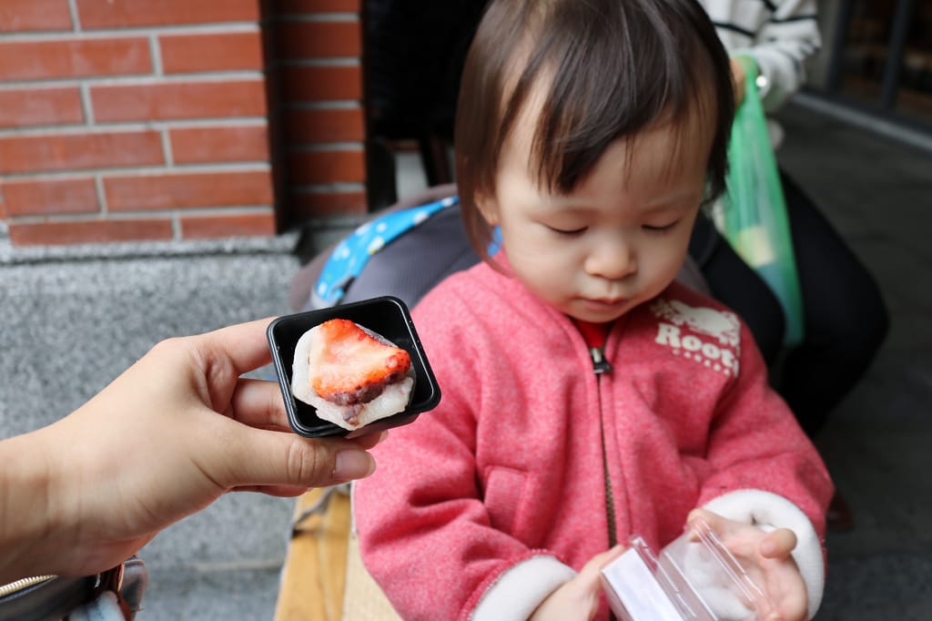 台北｜滋養豆餡舖 季節限定草莓大福 迪化街六十年老字號日式和菓子