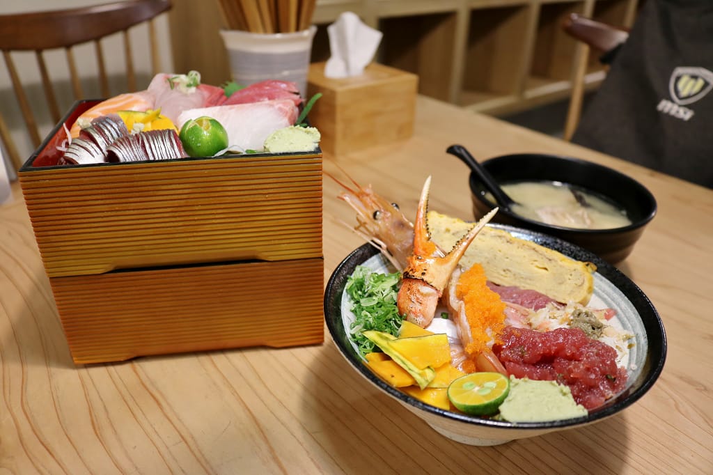 台北｜瞞著爹丼飯(江南店) 台北內湖丼飯．日式料理．生魚丼飯