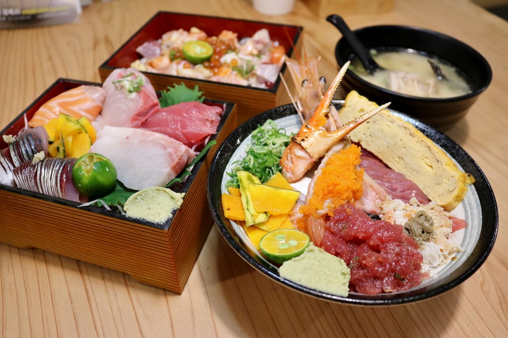 台北｜瞞著爹丼飯(江南店) 台北內湖丼飯．日式料理．生魚丼飯