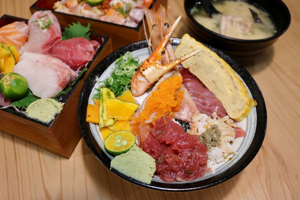 台北｜瞞著爹丼飯(江南店) 台北內湖丼飯．日式料理．生魚丼飯