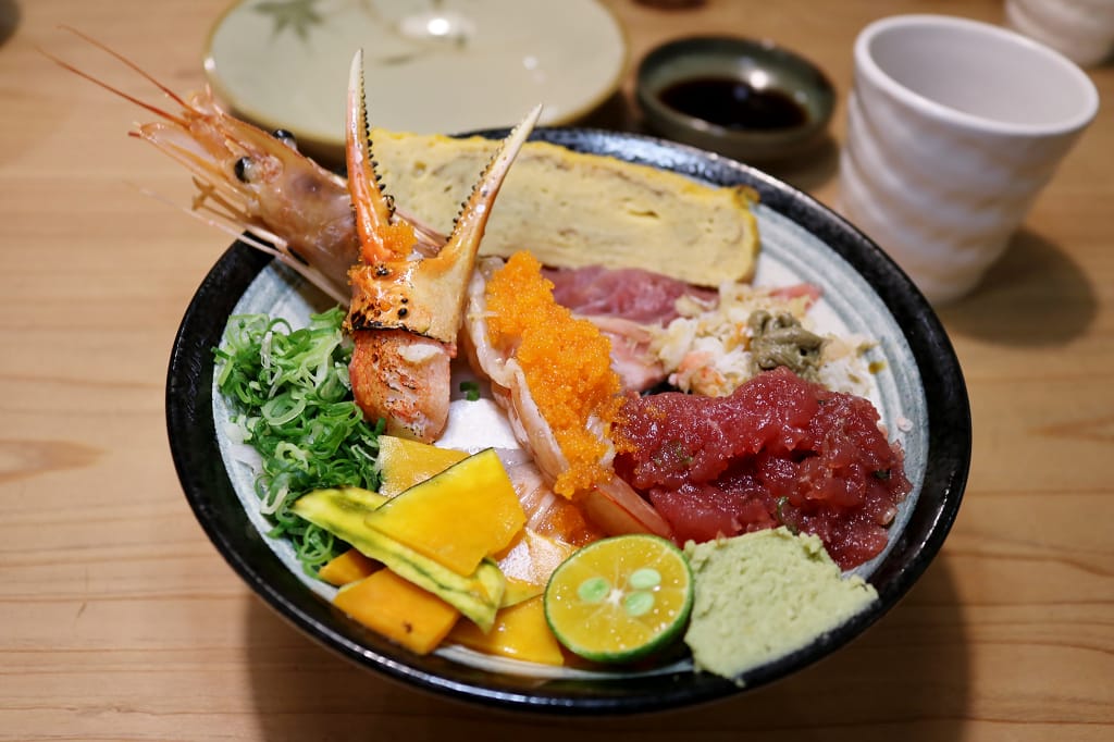 台北｜瞞著爹丼飯(江南店) 台北內湖丼飯．日式料理．生魚丼飯
