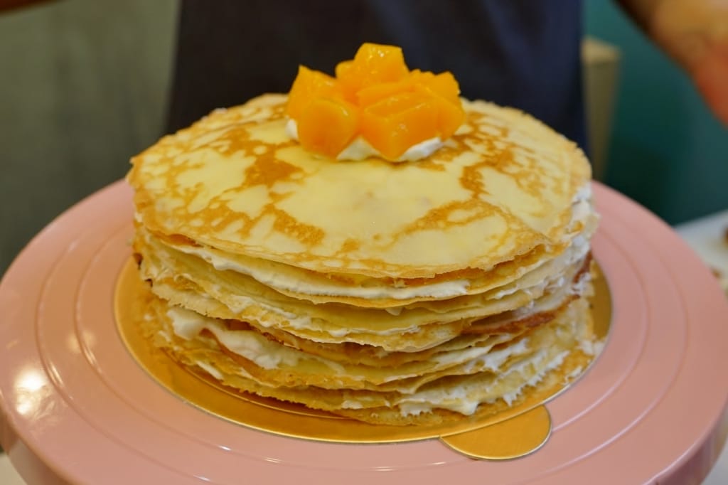 台北｜有趣烘焙(市府店) DIY手作甜點．零失敗芒果千層蛋糕
