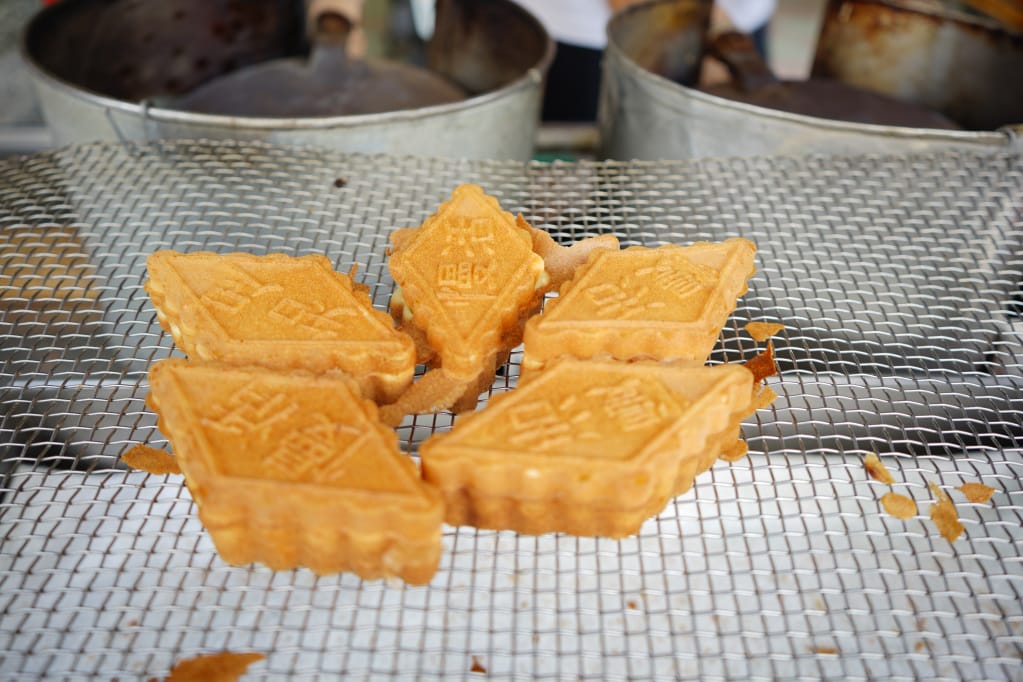 台南|鹽水 碳烤雞蛋糕 傳統古早味點心 - 第7張圖 台南|鹽水 碳烤雞蛋糕 傳統古早味點心