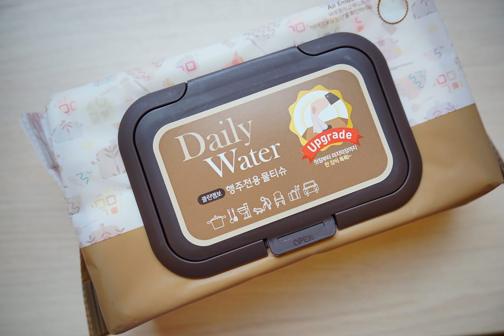 生活|Daily Water 韓國濕紙巾 拋棄式菜瓜布 露營好幫手! - 第2張圖 生活|Daily Water 韓國濕紙巾 拋棄式菜瓜布 露營好幫手!
