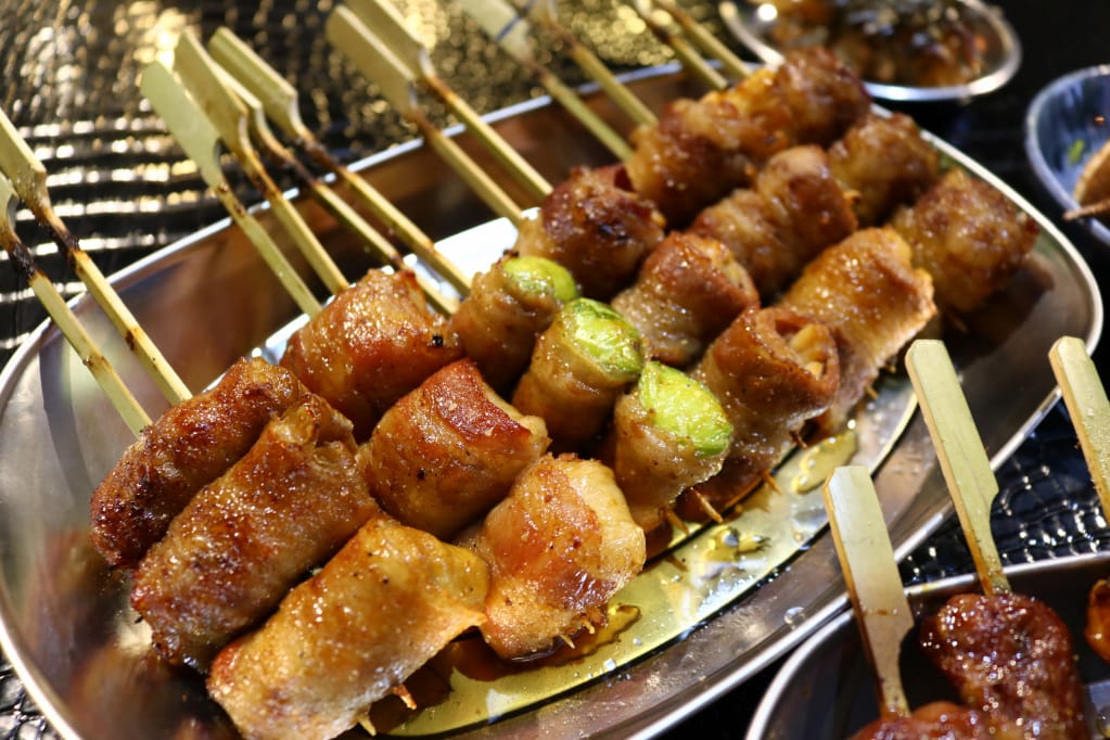 台南｜火熊串燒 宵夜美食．台南串燒推薦！