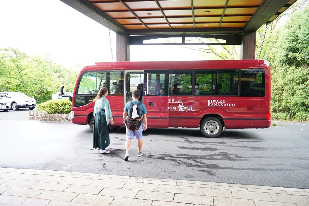 日本｜京都 滋賀雄琴溫泉 琵琶湖花街道飯店 個人湯屋泡湯 白鬚神社水上鳥居