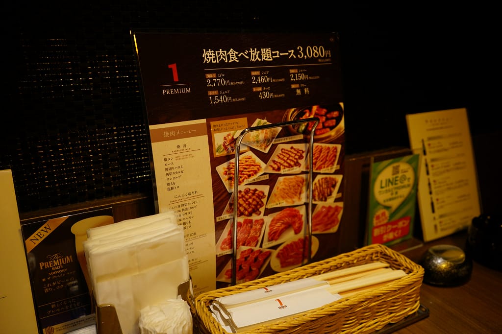 日本｜福岡 燒肉吃到飽推薦 ワンカルビpremium中洲 國產牛放題 不輸和牛的美味