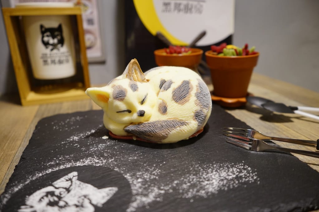 台北｜黑邦廚房 多肉植物可以吃?! 連貓咪也吃下肚，三重超可愛創意甜點！