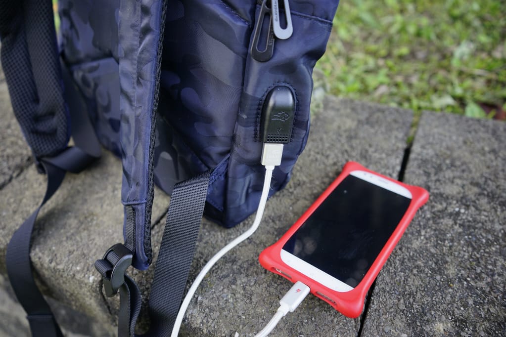 筆電｜Utmall科技包包 金聖斯新款迷彩雙肩背包 USB充電背包/平板筆電多功能背包推薦!
