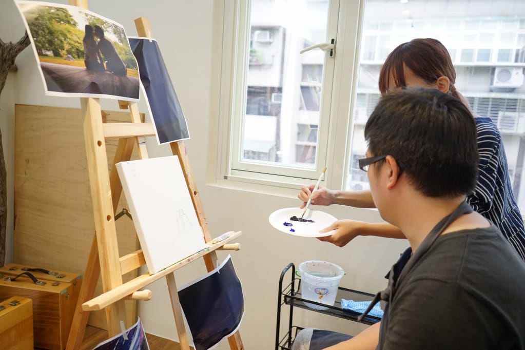 台北|3FloorPainting-三樓畫畫工作室 壓克力畫體驗課程,親手繪製獨一無二的禮物! - 第8張圖 台北|3FloorPainting-三樓畫畫工作室 壓克力畫體驗課程,親手繪製獨一無二的禮物!