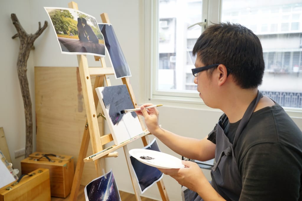 台北|3FloorPainting-三樓畫畫工作室 壓克力畫體驗課程,親手繪製獨一無二的禮物! - 第9張圖 台北|3FloorPainting-三樓畫畫工作室 壓克力畫體驗課程,親手繪製獨一無二的禮物!