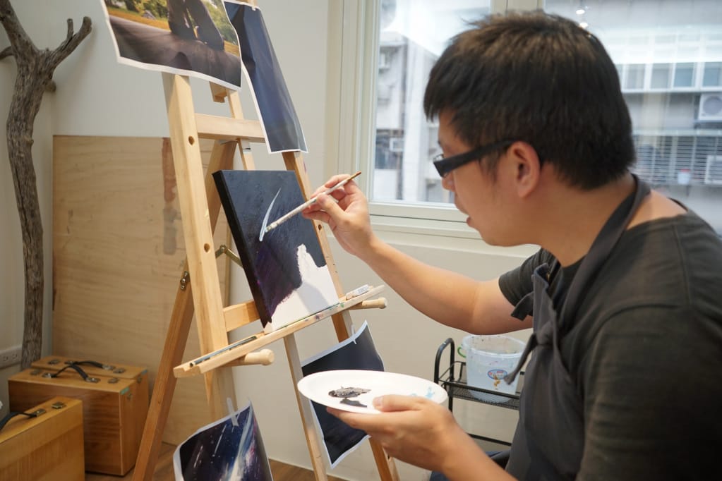 台北|3FloorPainting-三樓畫畫工作室 壓克力畫體驗課程,親手繪製獨一無二的禮物! - 第10張圖 台北|3FloorPainting-三樓畫畫工作室 壓克力畫體驗課程,親手繪製獨一無二的禮物!