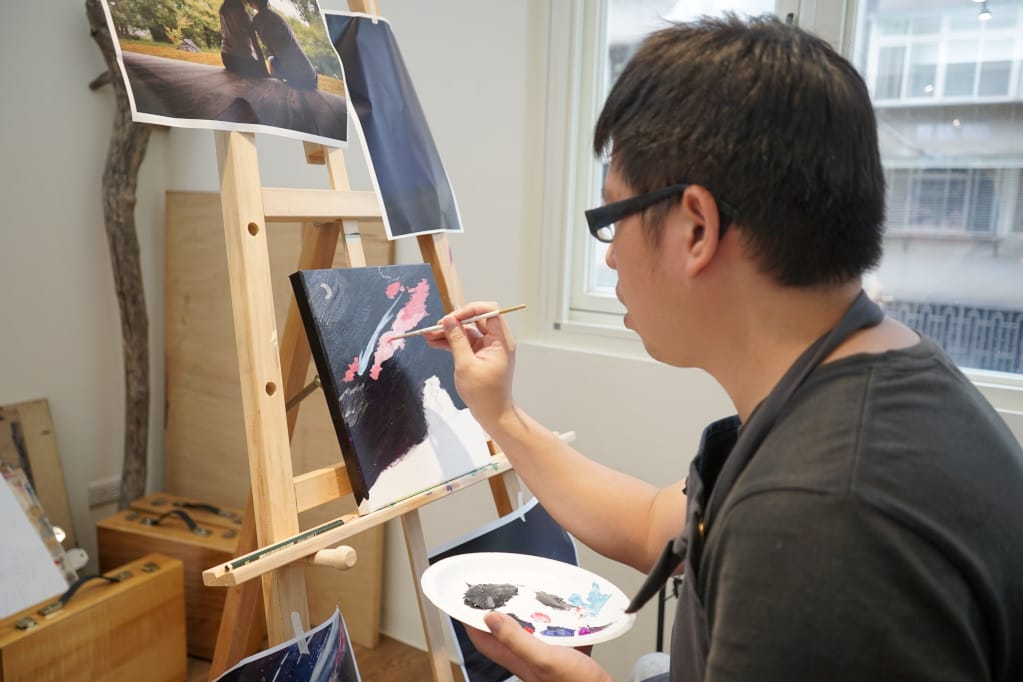 台北|3FloorPainting-三樓畫畫工作室 壓克力畫體驗課程,親手繪製獨一無二的禮物! - 第11張圖 台北|3FloorPainting-三樓畫畫工作室 壓克力畫體驗課程,親手繪製獨一無二的禮物!