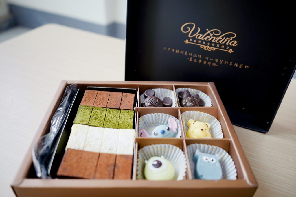 台南｜華侖婷娜手工巧克力 造型巧克力禮盒．情人節禮物推薦！