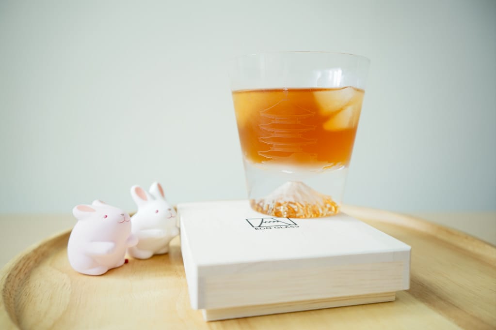 生活｜WOAH! JAPAN 日本直送 田島硝子 「五重塔」櫻花富士山杯 *讀者限時優惠*