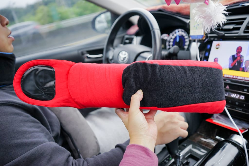 宜蘭｜三星鄉一日遊 清水地熱廣場 旅行好物推薦之GreySA格蕾莎全家福旅行頸枕