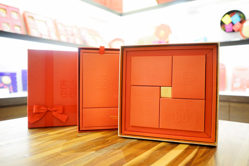 喜餅｜舊振南餅店(桃園中壢SOGO店) 百年漢餅 經典中式喜餅，時尚設計感禮盒