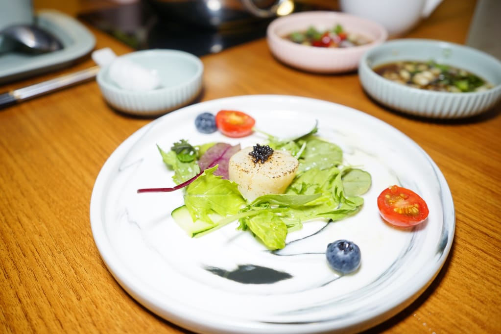 林口火鍋｜喜園風味涮涮鍋(林口歐風店) 慈心有機認證蔬果、頂級肉品海陸大餐