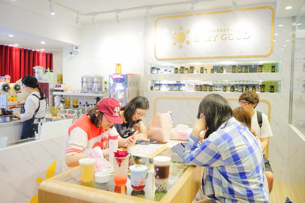 台北｜O MY GOOD 歐麥谷(永康店) 麥蘆卡蜂蜜、紐西蘭鮮奶、氣泡飲 永康街天然手搖飲品推薦！