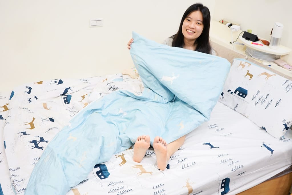 寢具｜織眠家族 精梳棉床包組推薦！適合夏天的清爽系床包，圖案可愛，舒適純棉~