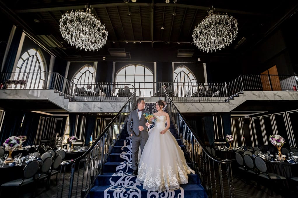 婚禮｜桃園婚宴場地推薦！皇家薇庭婚宴會館Royal Wedding 挑高法蘭新廳+超美水晶教堂戶外草地證婚