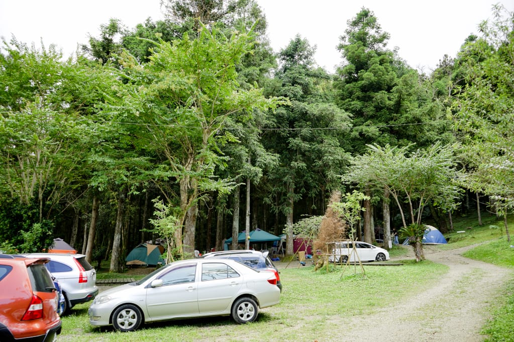 露營｜新竹五峰 起初休閒露營區 棧板草地、森林營位 1200m高海拔營區推薦！
