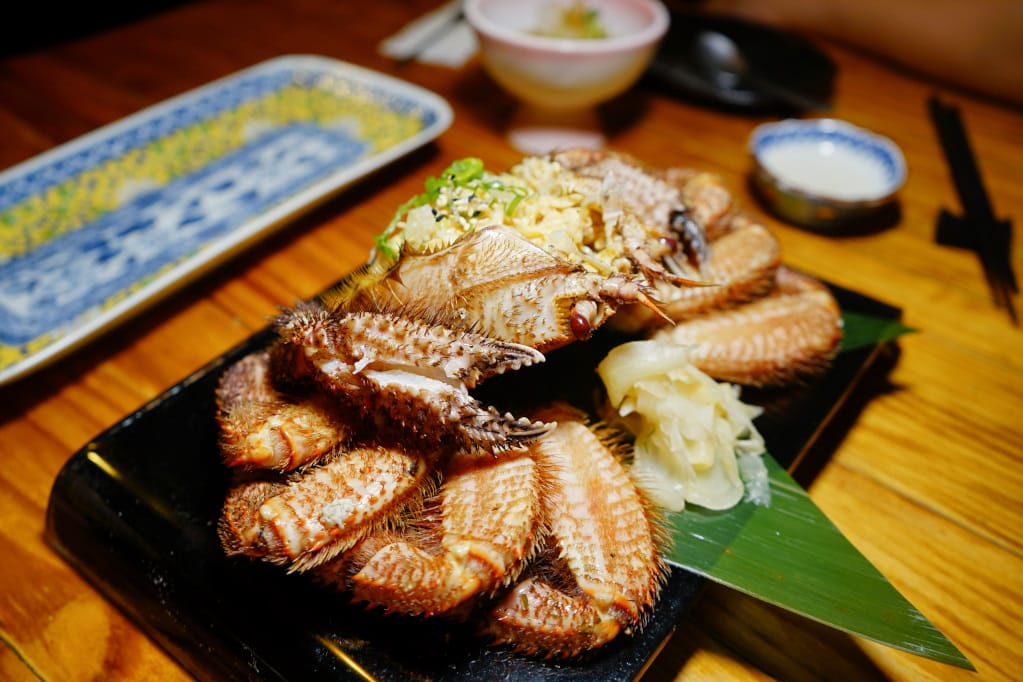 台北｜微風建一食堂 日式無菜單料理 超奢侈毛蟹大餐，一蟹二吃超過癮！