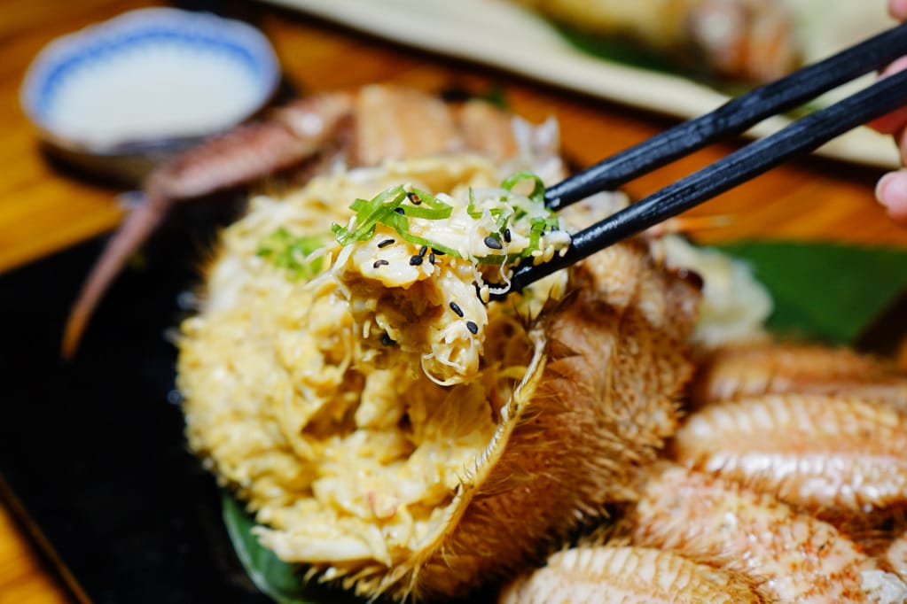 台北｜微風建一食堂 日式無菜單料理 超奢侈毛蟹大餐，一蟹二吃超過癮！