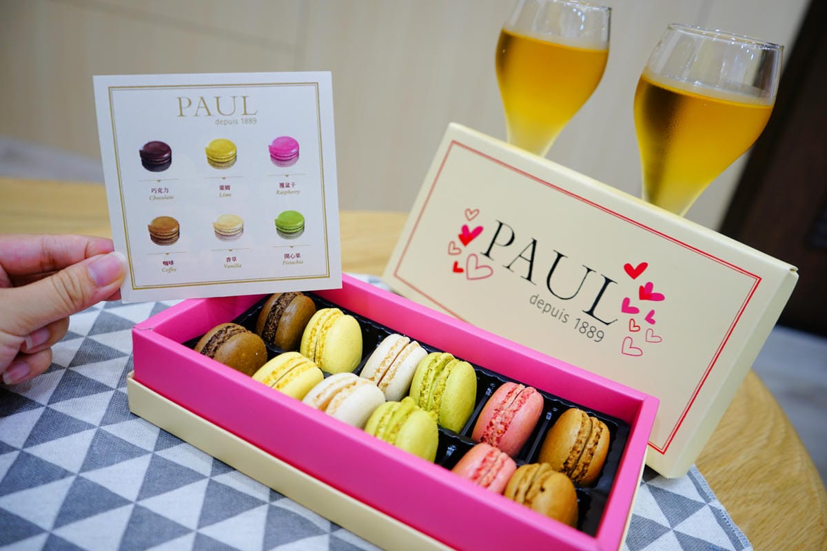 美食｜PAUL保羅麵包 宅配甜點-檸檬老奶奶蛋糕&法國進口馬卡龍禮盒 情人節安太座必備！