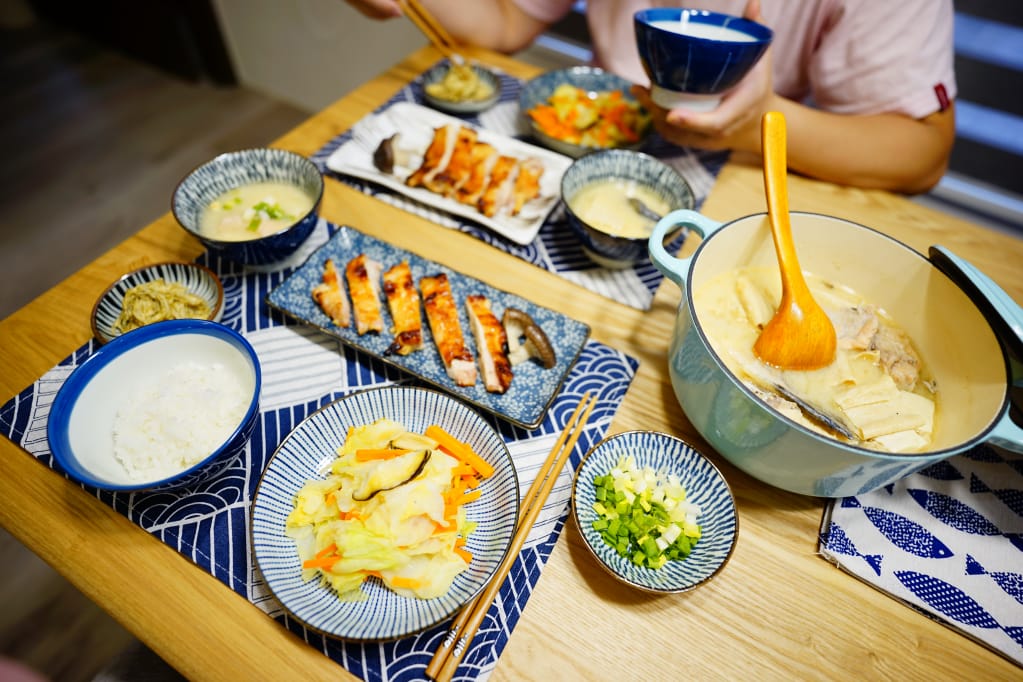 料理｜十全味噌 零失敗味噌食譜 鮭魚豆皮豆腐味噌湯+味噌烤雞腿 在家也能享受日式定食！