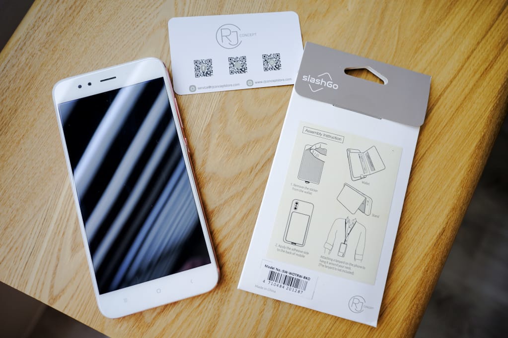 3C周邊｜RJ Concept 雅街嚴選 台灣設計 jarraa-木雕風復古窗花手機背貼卡夾