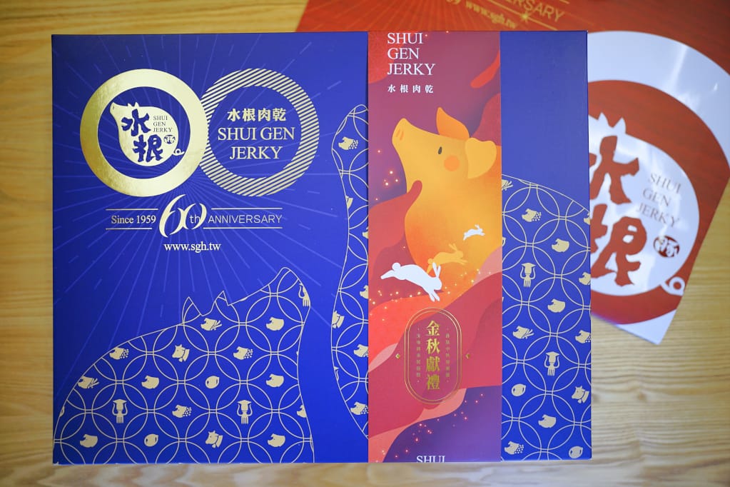 伴手禮｜2020中秋禮盒推薦！彰化名產 水根肉乾 中秋節超應景柚子肉乾、肉鬆