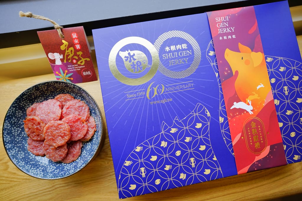 伴手禮｜2020中秋禮盒推薦！彰化名產 水根肉乾 中秋節超應景柚子肉乾、肉鬆