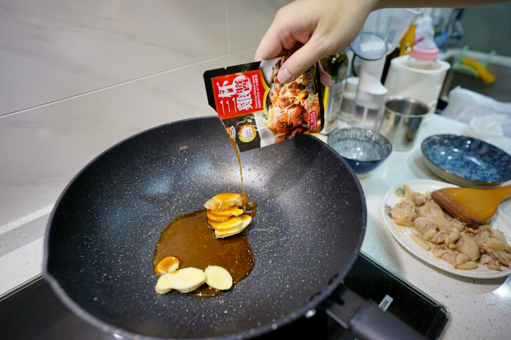 料理｜憶霖快易廚 芒果咖哩醬、三杯雞醬 懶人零失敗料理 露營好幫手