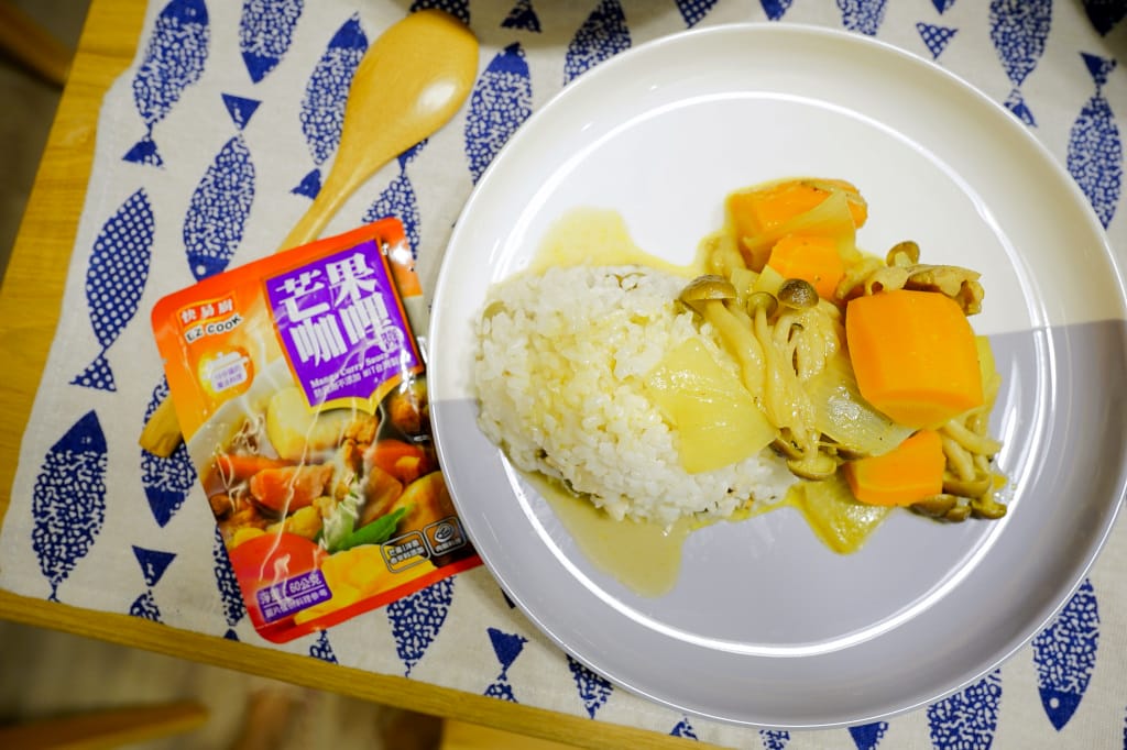 料理｜憶霖快易廚 芒果咖哩醬、三杯雞醬 懶人零失敗料理 露營好幫手