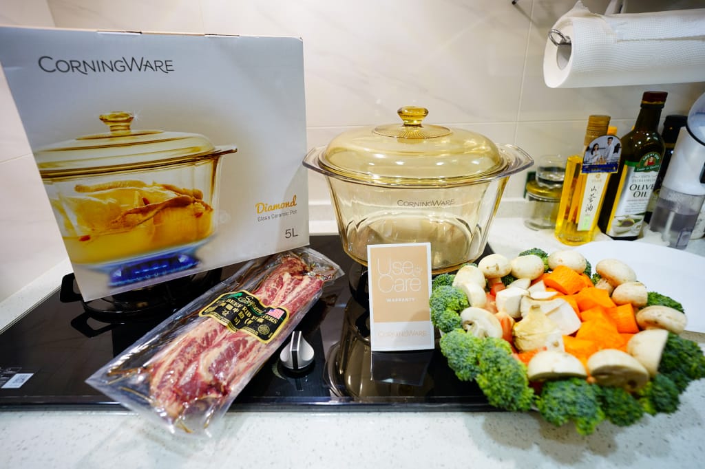鍋具|康寧NASA太空鍋5L(Corning Ware 康寧晶鑽透明鍋) 零失敗懶人料理-義式番茄牛腩燉蔬菜食譜 - 第2張圖 鍋具|康寧NASA太空鍋5L(Corning Ware 康寧晶鑽透明鍋) 零失敗懶人料理-義式番茄牛腩燉蔬菜食譜