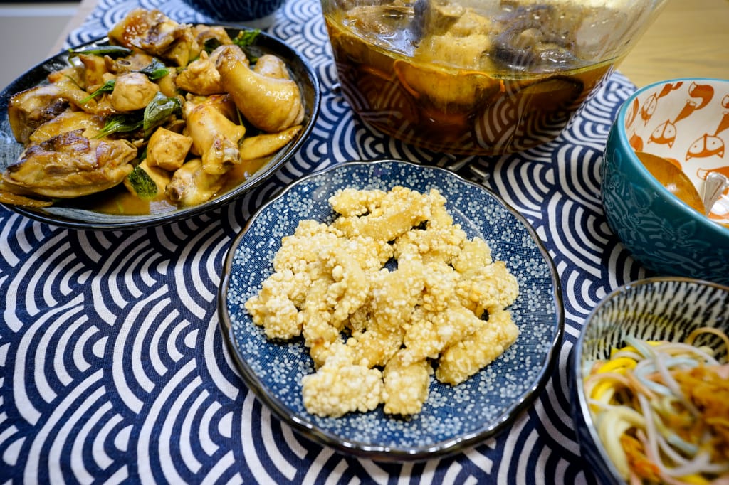 料理｜蘇蔡農場放山土雞 無抗生素雞肉冷凍真空包裝 懶人零失敗料理-香菇雞湯&三杯雞