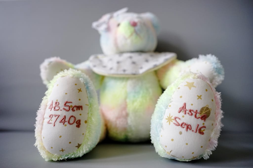 育兒分享｜貓與好人 客製化出生體重熊 獨一無二寶寶專屬的生日紀念禮物