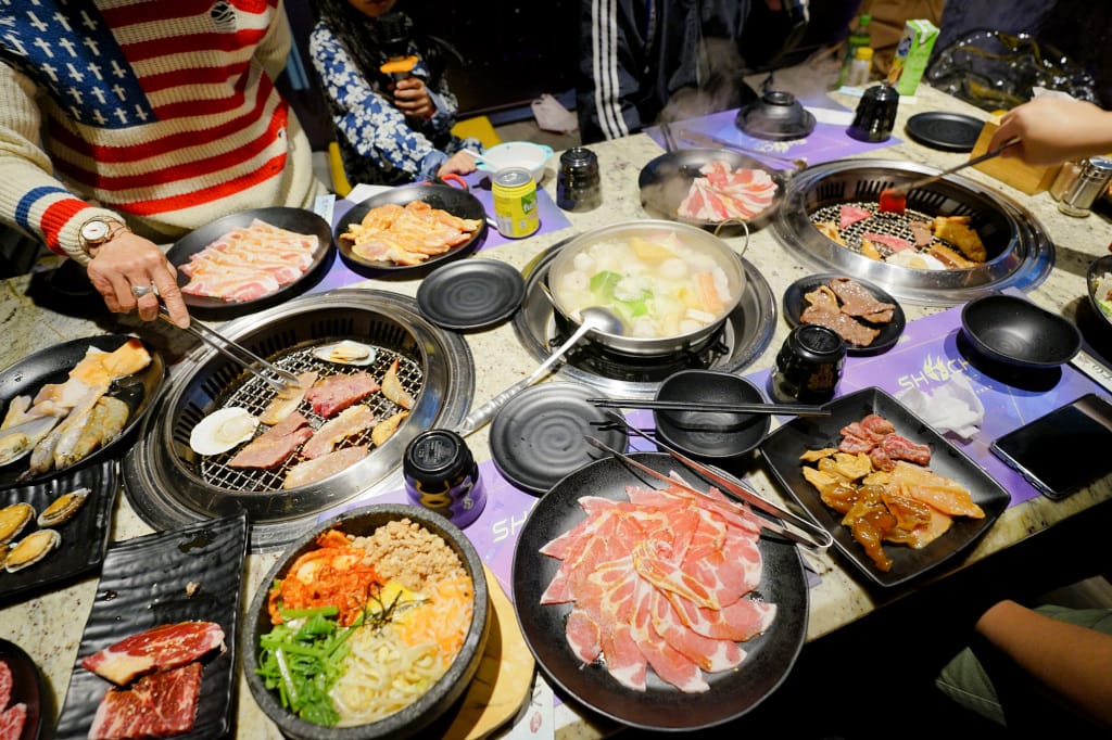 食記｜新北 Shock燒肉(土城星際店) in日月光廣場 和牛燒肉吃到飽 KTV包廂適合聚餐(生日、尾牙、節日慶祝)