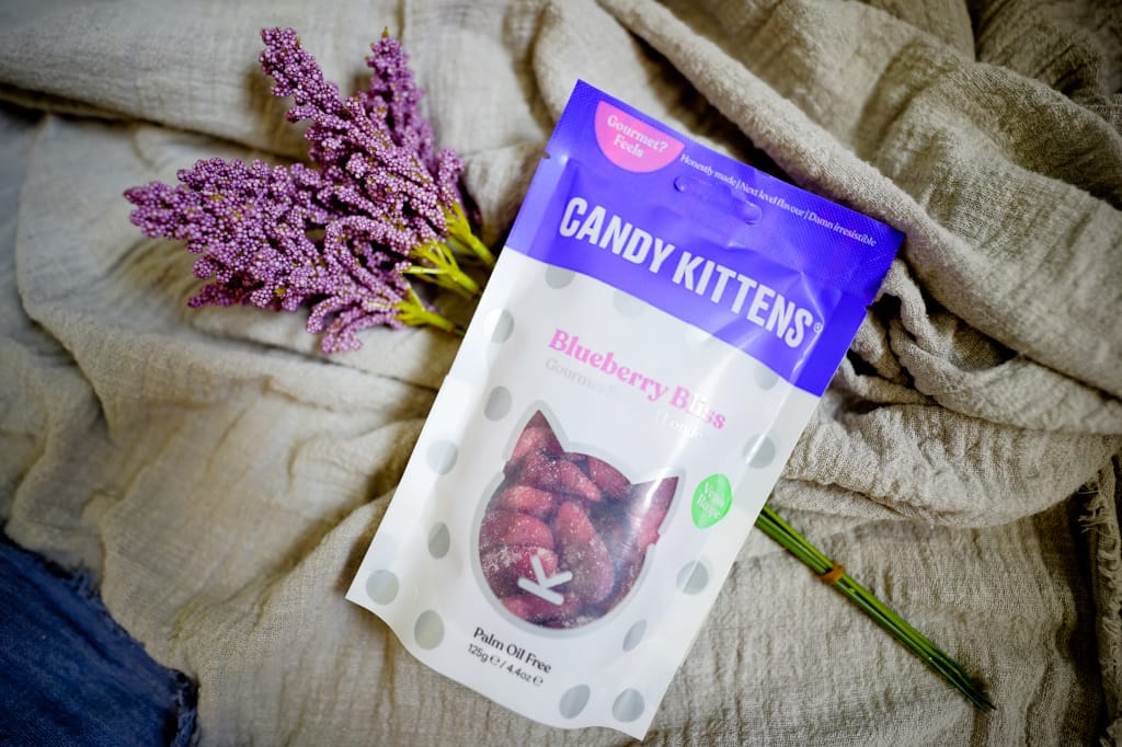 零食｜Candy Kittens 英國喵屋軟糖（螞蟻窩 Mayiiwo Import Candy）貓咪造型、天然果汁軟糖 婚禮派對小物推薦！