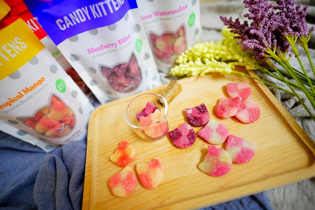零食｜Candy Kittens 英國喵屋軟糖（螞蟻窩 Mayiiwo Import Candy）貓咪造型、天然果汁軟糖 婚禮派對小物推薦！