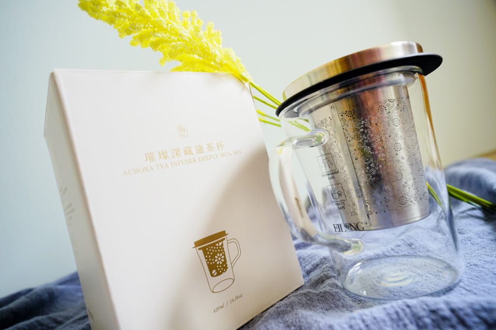 茶具｜宜龍Eilong 璀璨濾茶杯 在家也能享受午茶時光、個人泡茶杯推荐！
